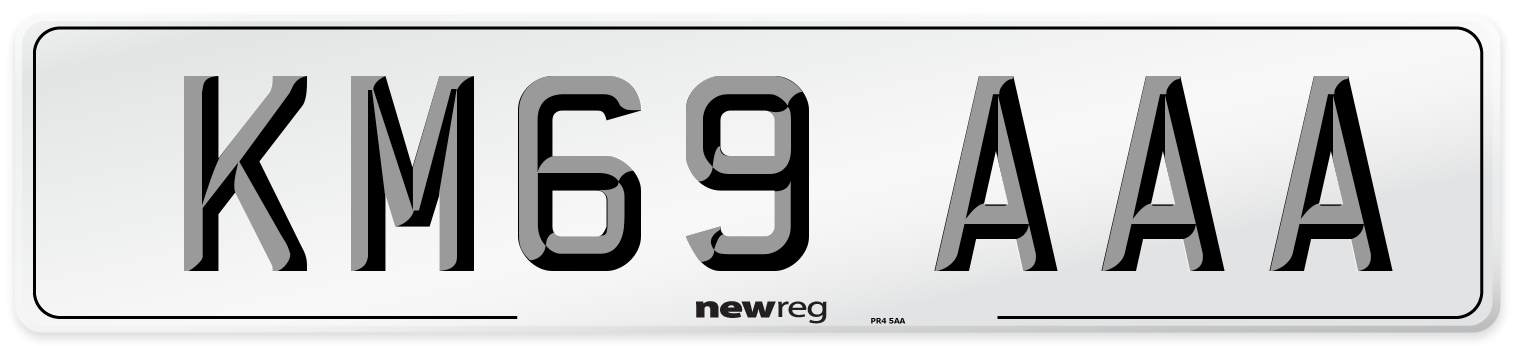 KM69 AAA Number Plate from New Reg